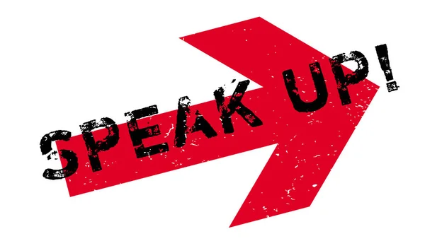 Speak Up rubber stamp — Stock Vector