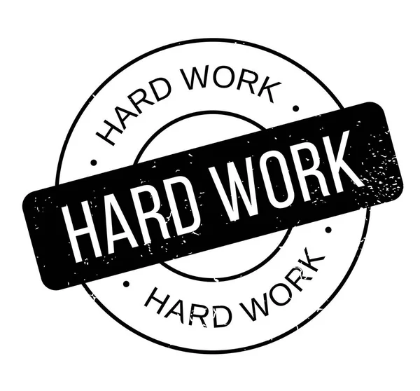 แสตมป์ยาง HARD WORK — ภาพเวกเตอร์สต็อก