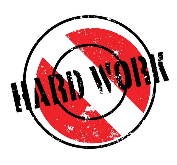 แสตมป์ยาง HARD WORK — ภาพเวกเตอร์สต็อก