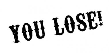 Lastik damgası kaybetmek