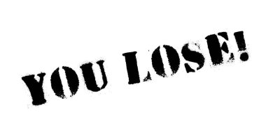 Lastik damgası kaybetmek