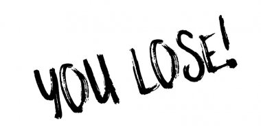 Lastik damgası kaybetmek