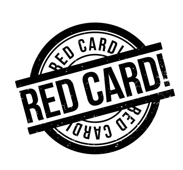 Kırmızı kart lastik damgası