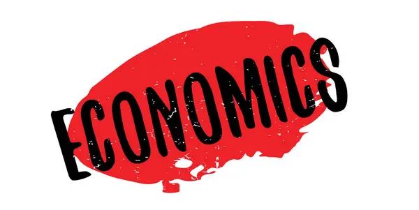 เศรษฐศาสตร์ แสตมป์ยาง — ภาพเวกเตอร์สต็อก