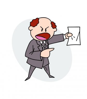 Emir bağırarak patron