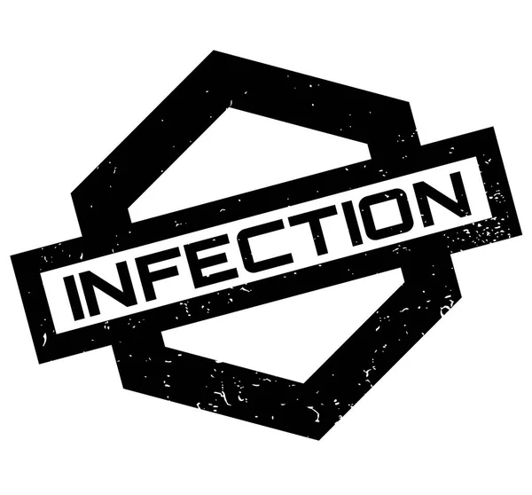 Infektion gummistämpel — Stock vektor