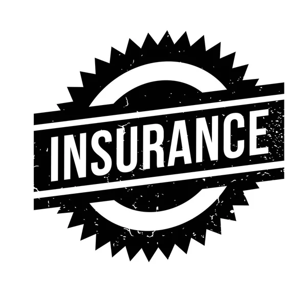 Insurance rubber stamp — Stock Vector