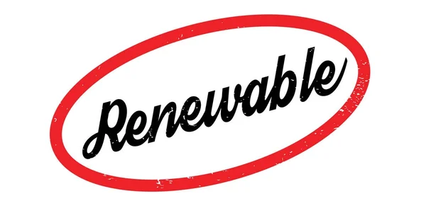 Renewable rubber stamp — Stock Vector