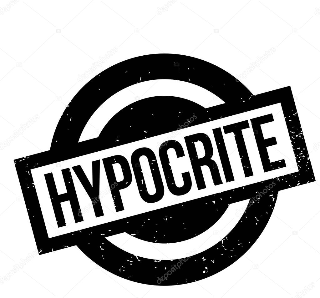 Hypocrite rubber stamp