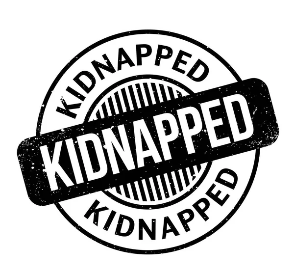 Kidnapped rubber stamp — Stock Vector