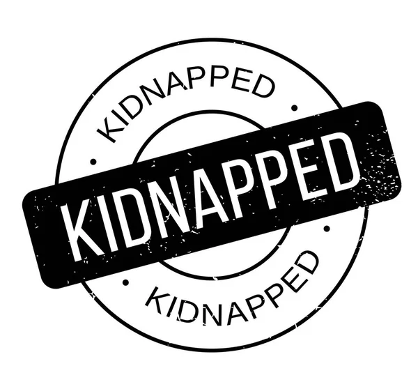 Kidnapped rubber stamp — Stock Vector