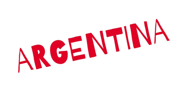 Резиновая марка ARGENTINA — стоковый вектор