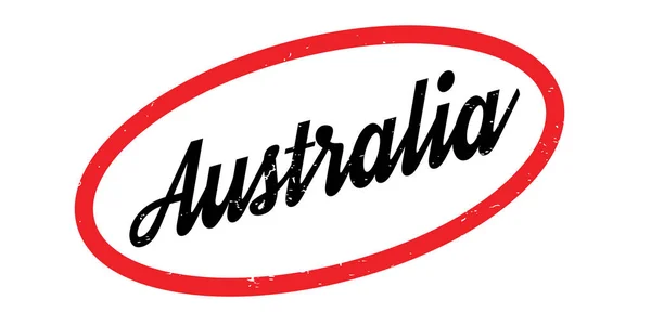 Timbre Australie caoutchouc — Image vectorielle