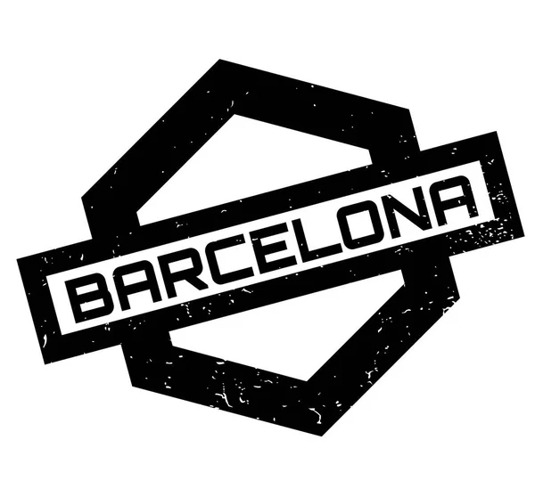 Barcelona Rubberstempel — Stockvector