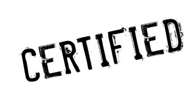 Sertifikalı lastik damgası