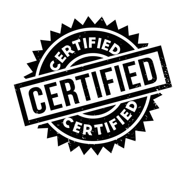 Certyfikat pieczątka — Wektor stockowy