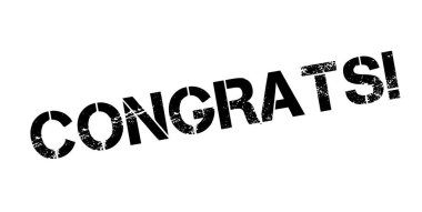 Tebrikler lastik damgası