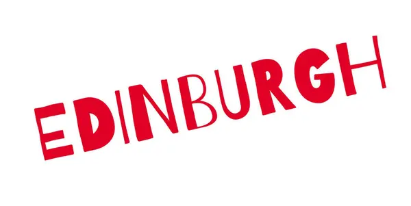 Selo de borracha de Edimburgo — Vetor de Stock