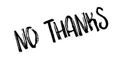 Kauçuk damga yok teşekkürler