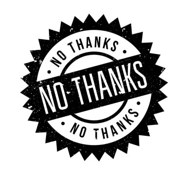 Kauçuk damga yok teşekkürler