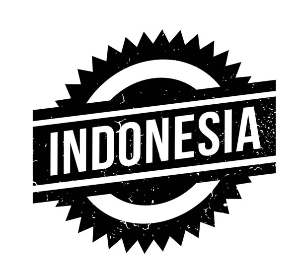 Indonesia Sello de goma — Archivo Imágenes Vectoriales