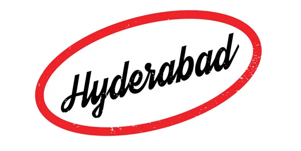 Carimbo de borracha Hyderabad — Vetor de Stock
