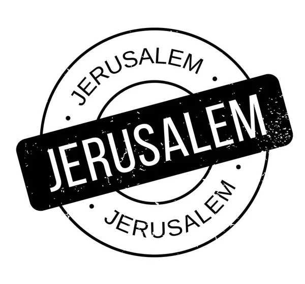 Jerusalem rubber stamp — Stock Vector