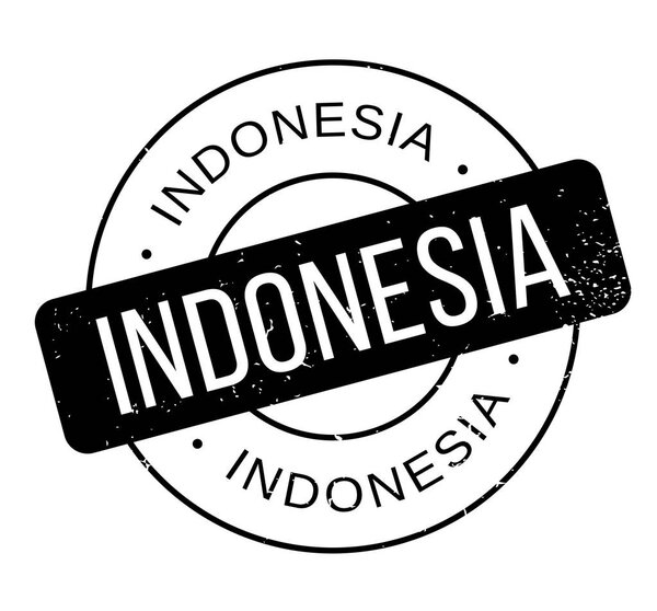 Резиновая марка Индонезии
