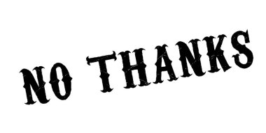 Kauçuk damga yok teşekkürler