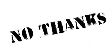 Kauçuk damga yok teşekkürler