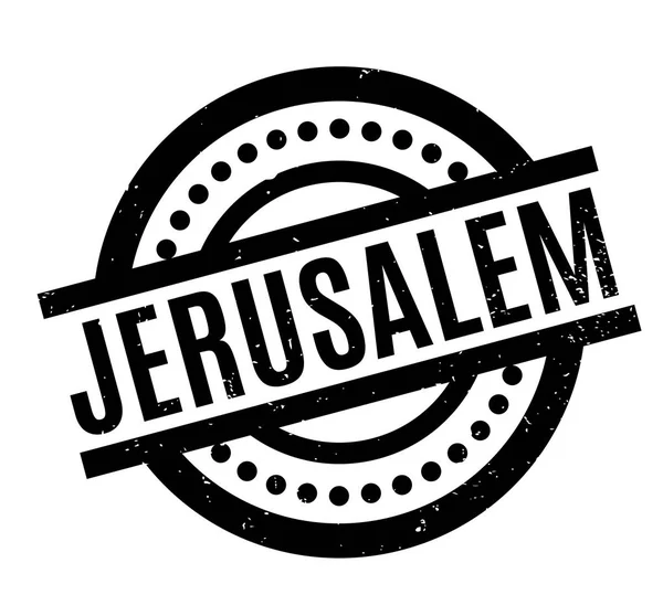 Jerusalem rubber stamp — Stock Vector