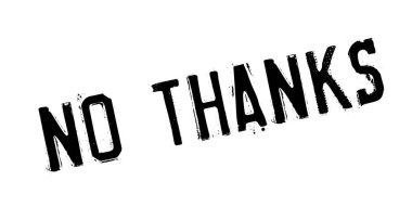 Kauçuk damga yok teşekkürler