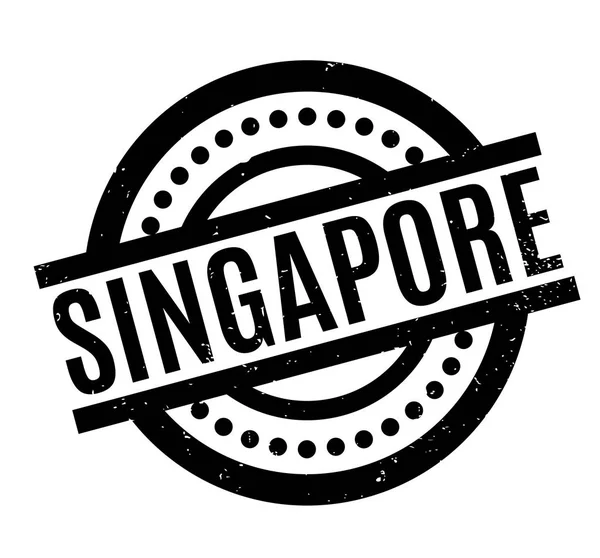 Singapore rubber stamp — Stock Vector