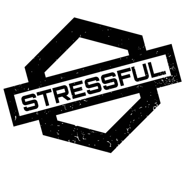 Stressvolle Rubberstempel — Stockvector