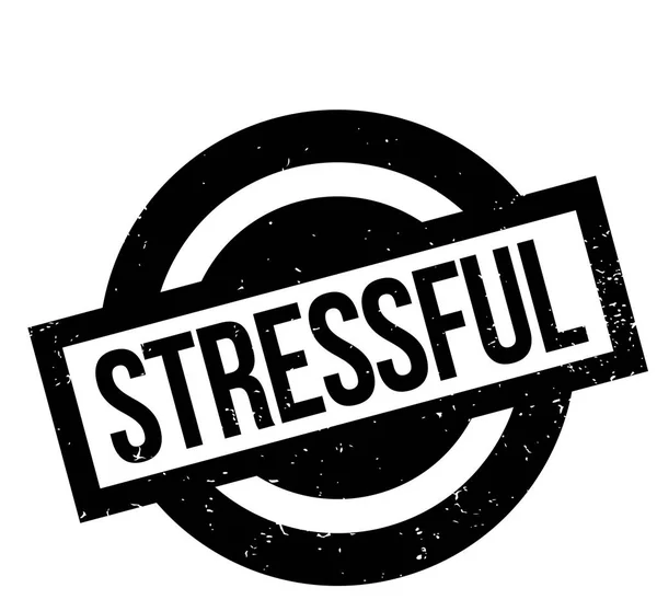 Stressvolle Rubberstempel — Stockvector