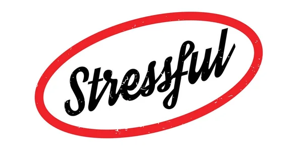 Stressvolle Rubberstempel — Stockvector