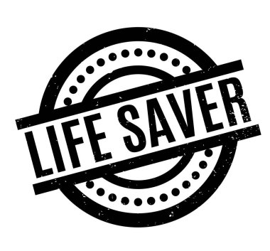 Hayat koruyucu lastik damgası