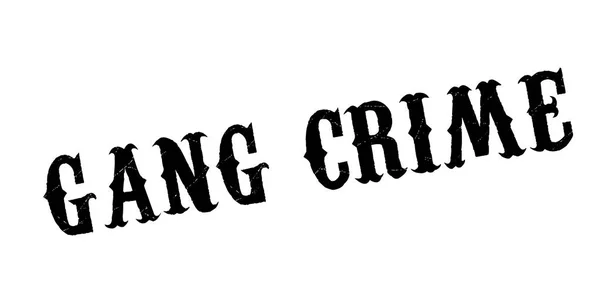Gang Crime rubber stamp — Stock Vector