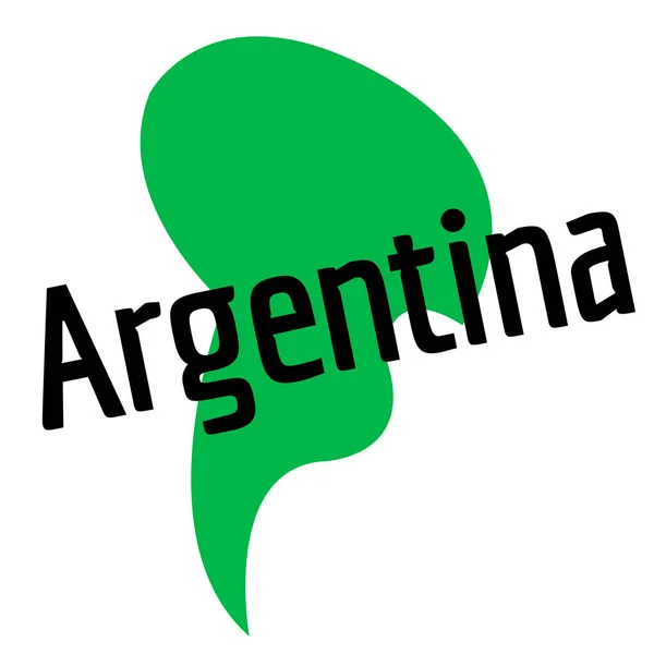 ARGENTINA selo adesivo —  Vetores de Stock