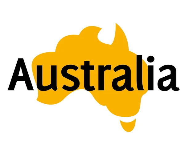Αυστραλία αυτοκόλλητο σφραγίδα — Διανυσματικό Αρχείο