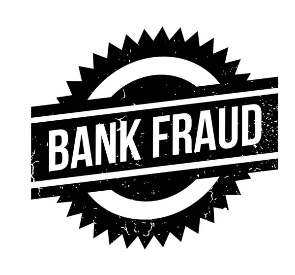Bank Fraud rubber stamp — Stock Vector