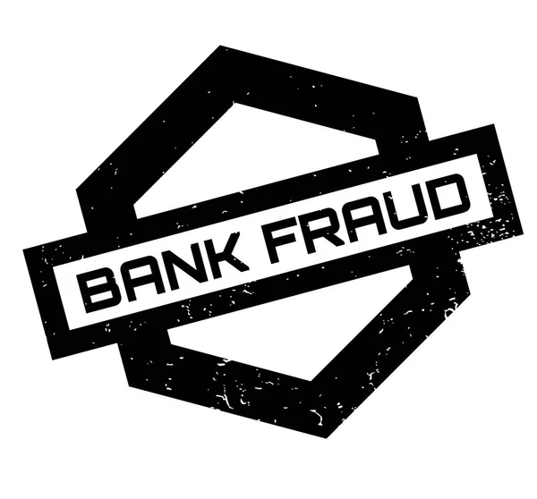 Банк шахрайства штамп — стоковий вектор