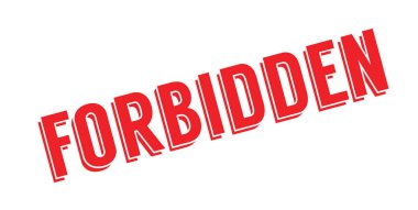 yasak lastik damgası