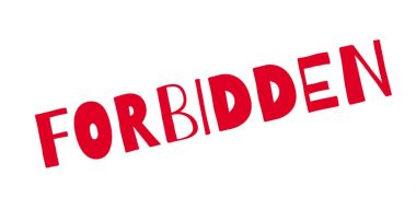 yasak lastik damgası