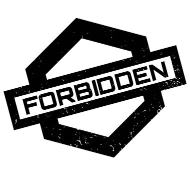 yasak lastik damgası