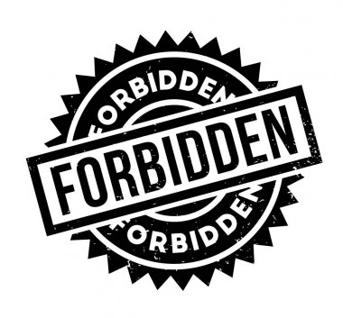 yasak lastik damgası