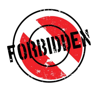 yasak lastik damgası