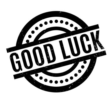 iyi şanslar lastik damgası