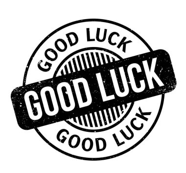 iyi şanslar lastik damgası