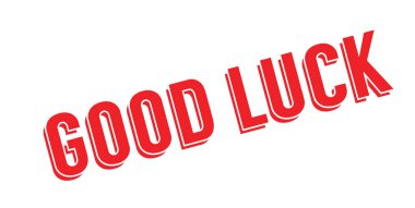 iyi şanslar lastik damgası